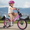 Adjustable Kids Bicycle with Hand Coaster Brake and Basket Training Wheels Perfect Gift for Girl or Boy